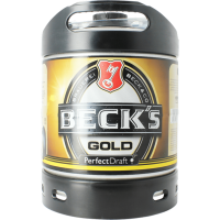 Fût bière Perfectdraft 6L Beck's Gold