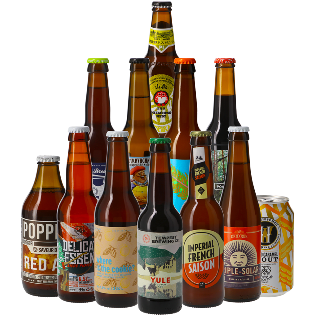 Assortiment d'Hiver 6 bières artisanales - Bieronomy